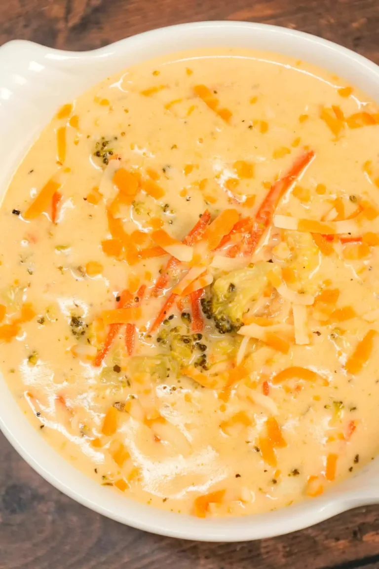 Crock Pot Broccoli Cheddar Soup